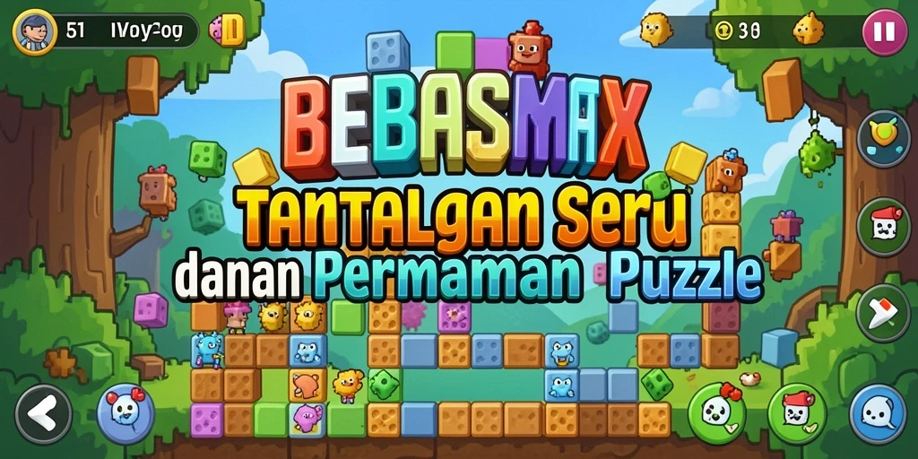 Tampilan gameplay menantang dan menarik dari BEBASMAX.