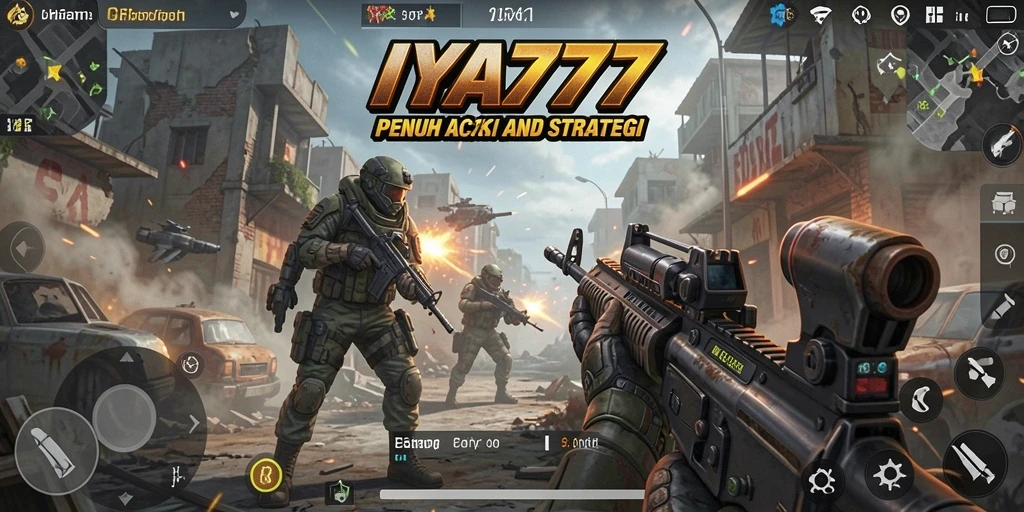 Menampilkan aksi seru dalam IYA777 dengan gameplay FPS yang mendebarkan.