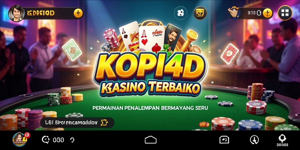 Tampilan gameplay seru KOPI4D dalam aksi kasino.
