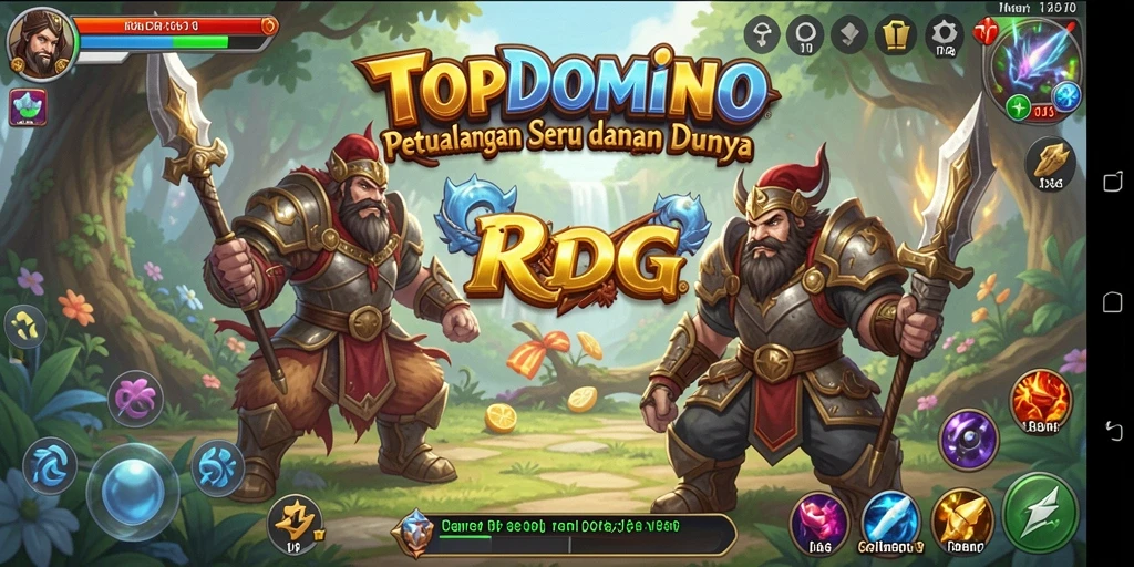 Gameplay menarik dari TOPDOMINO dengan aksi RPG yang seru.